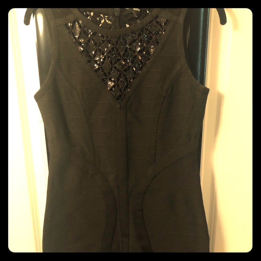 Bebe black mini dress